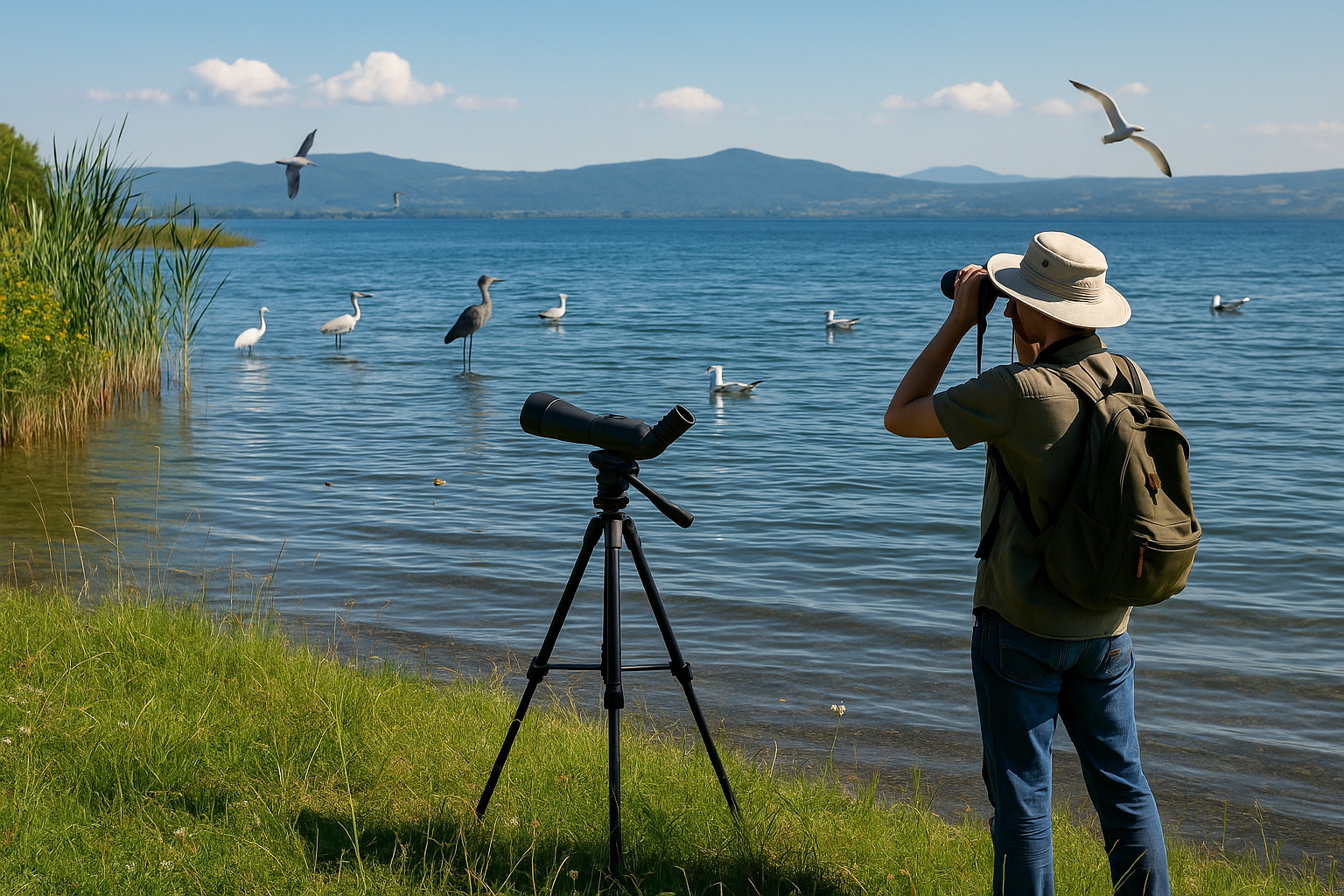Birdwatching al lago di Bolsena (VT)